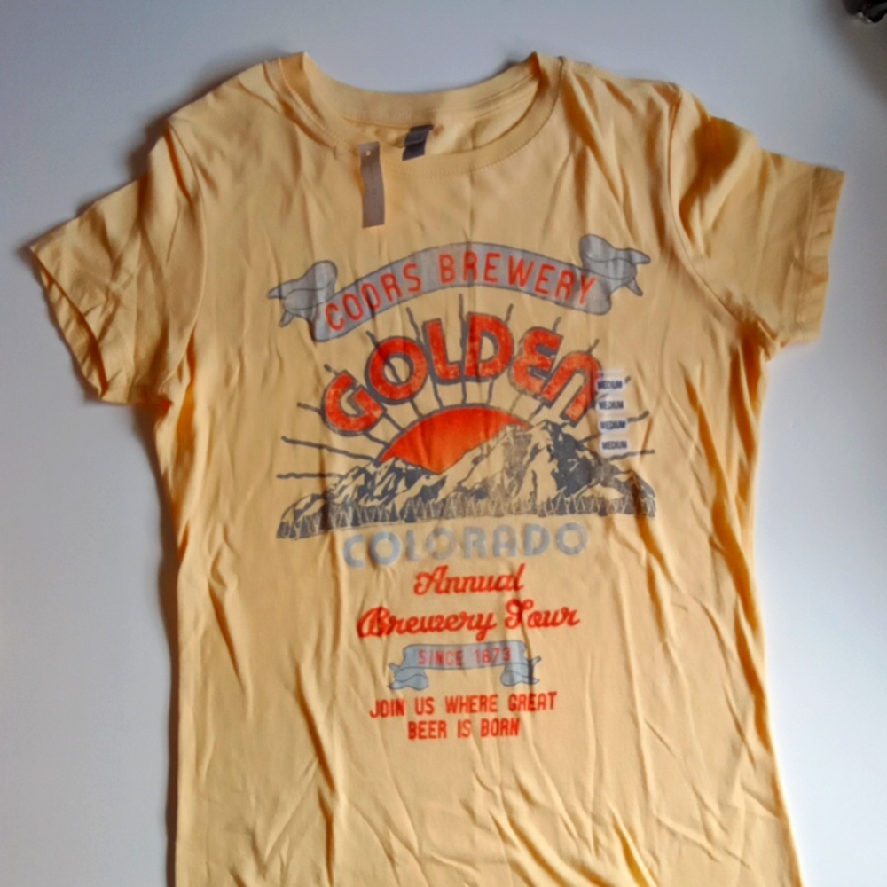 Coors Brewery annual brewery tour t-shirt